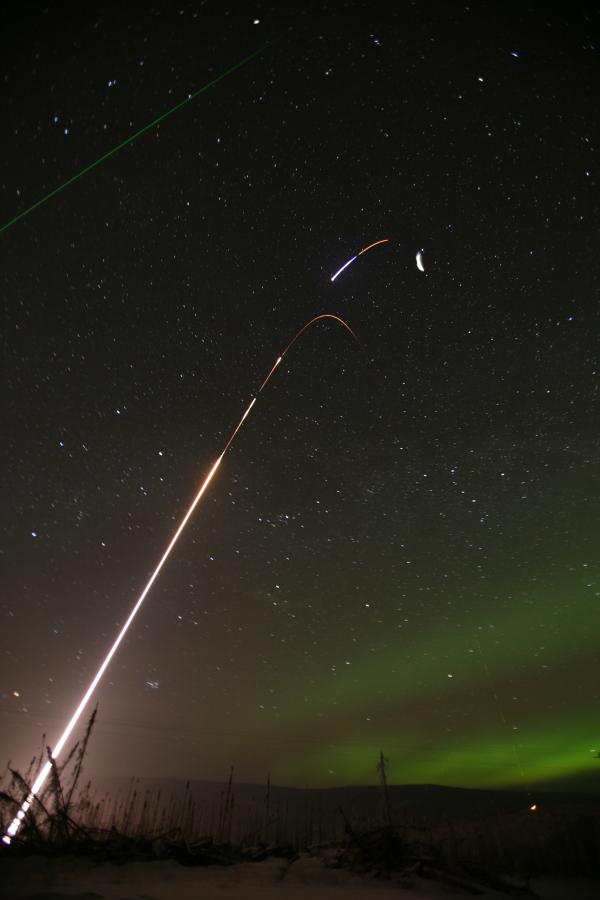 Rocket launcher to check atmospheric conditions