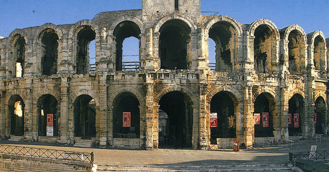 Roman works in Arles - France