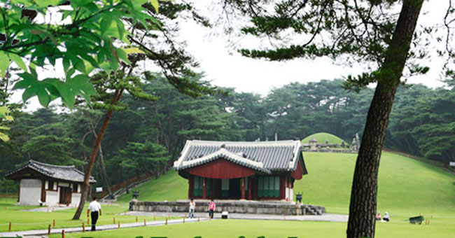 Royal tomb area of ​​Joseon Dynasty