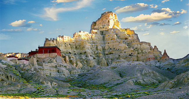 Ruins of the mysterious kingdom of Guge in Tibet