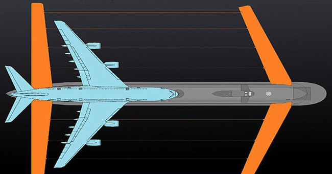 Russia closed the giant submarine with wings twice as large as a jet