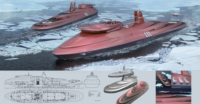 Russia deployed a nuclear icebreaker to the Arctic, looking like it came out of Star Wars