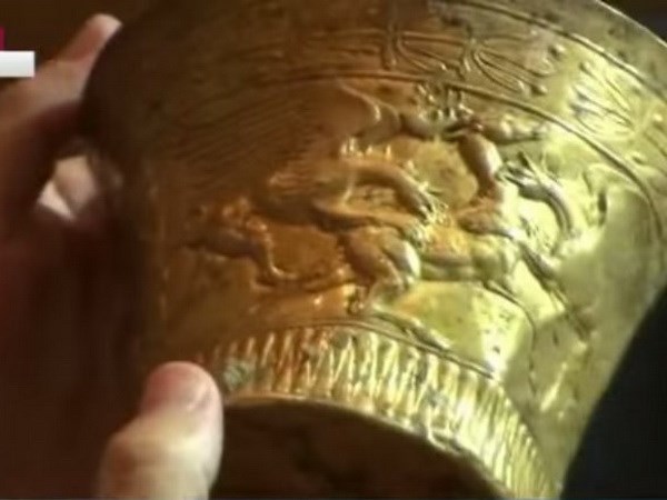Russia discovered a golden block of 2,400 years old