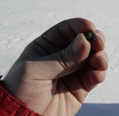 Russia found the meteorite falling in Lake Chebakul