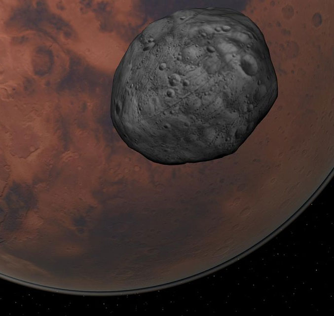 Russia is about to take land on Mars's satellite