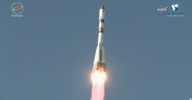 Russia launched a transport ship carrying supplies for the ISS station