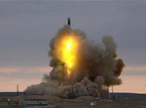 Russia launches intercontinental ballistic missiles