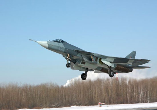 Russia launches new stealth fighters