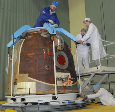 Russia replaced the entire Soyuz ship for the next mission
