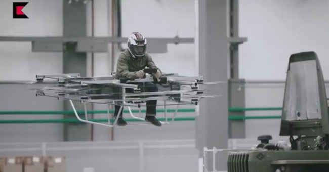 Russia successfully developed the military hoverbike aircraft