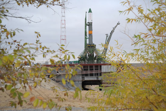 Russia successfully launched the space shuttle onto the International Space Station