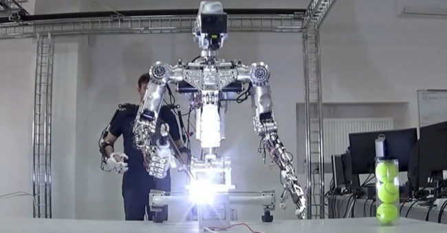 Russia takes astronaut robots into space