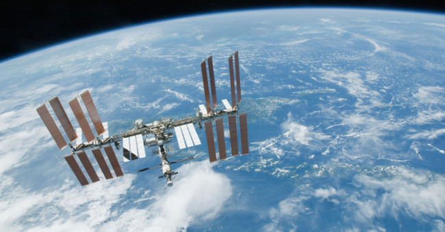 Russian people are watching the International Space Station fly within a week