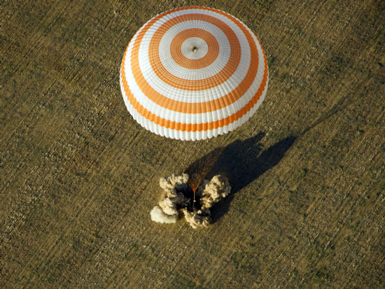 Russia's Soyuz spacecraft returned to Earth