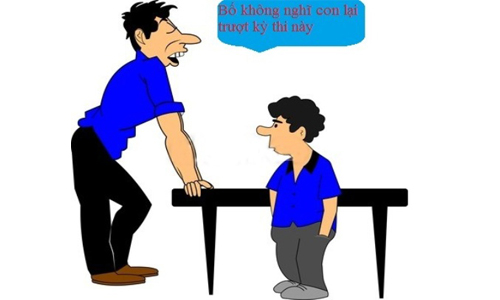 Sad father because he has the ability to psychic