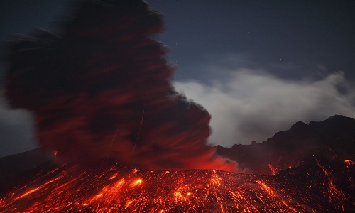 Sakurajima volcano is about to erupt threatening 600,000 Japanese