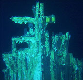 Salvage Apollo airship engines on the ocean floor