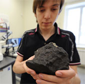 Salvage of the largest meteorite in Russia