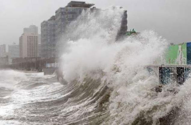 Sanba stormed into South Korea, 1100 people evacuated