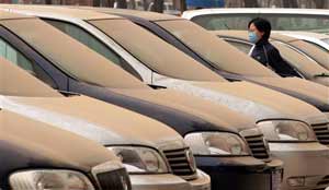 Sandstorm reappears in China