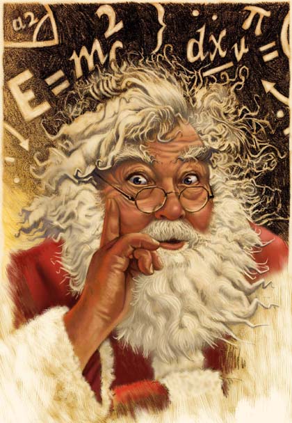 Santa Claus under the eyes of science