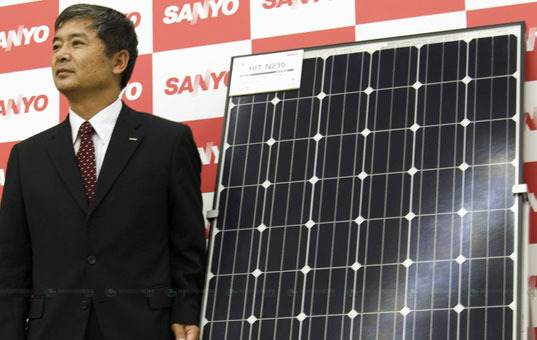 Sanyo prepares mass production of HIT Solar batteries