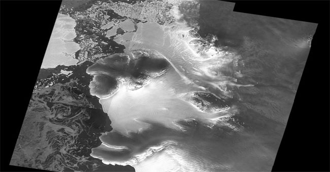 Satellites find deep canyons beneath thick ice in Antarctica