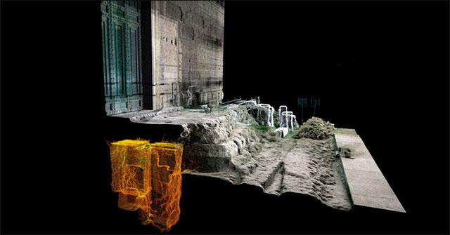 Scan laser, detect under the steps 'ancient ghost' 2,600 years old