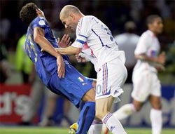Scandal Zidane 'rammed his head' into ... Trojan bait