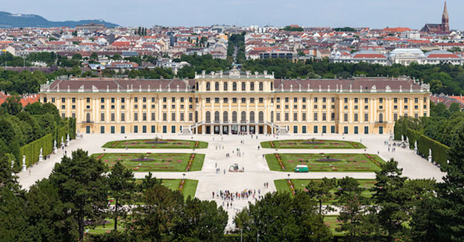 Schonbrunn Palace and garden