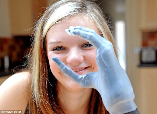 Schoolgirls have biological hands