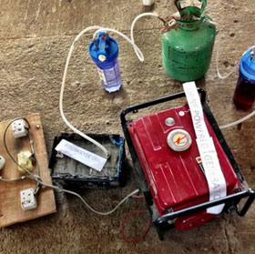 Schoolgirls make generators that run on urine