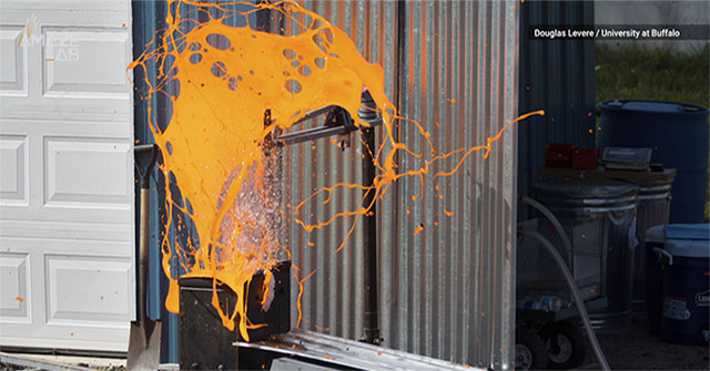 Scientists reproduce the lava explosion