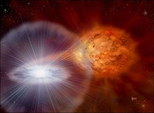 Scientists see a star about to explode
