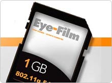 SD memory card has Wi-Fi wireless connection