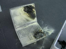 Secure your laptop before going to the airport