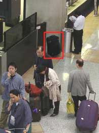 Security system to track ownerless luggage