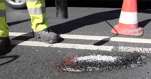 See super speedy 'pothole patch' with advanced technology