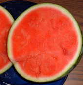Seedless watermelon with apples