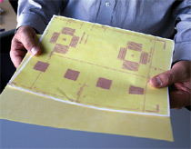 Self-translucent printing paper, new energy-saving way