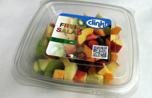Sensor detects broken food