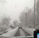 Seoul has snow in mid-April after 20 years