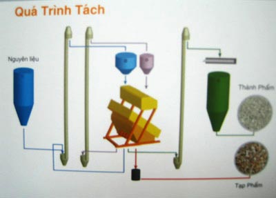 Separating agricultural seeds by automatic technology