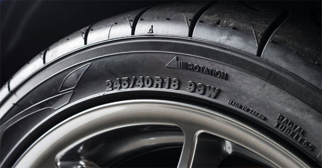 Series of numbers printed on tires: Thinking is something that no one is paying attention to, but hiding important information