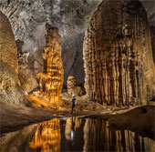 Set of photos inside Son Doong - the largest cave in the world