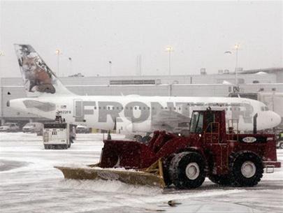 Severe blizzard in America