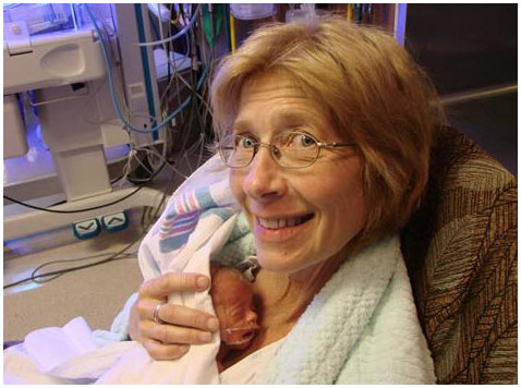 She gave birth to 3 grandchildren