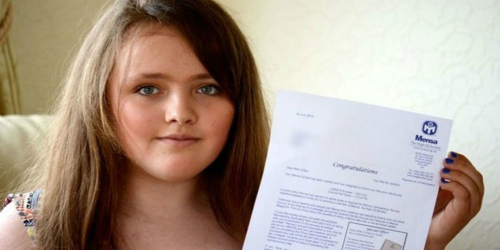 She has a higher IQ than Einstein and Stephen Hawking