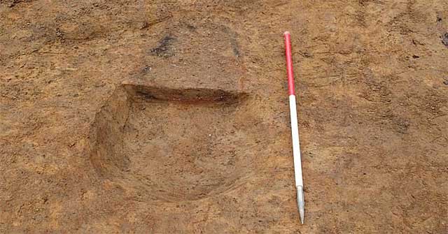 Shivered 'iron-clad' remains 2,000 years below the dorm