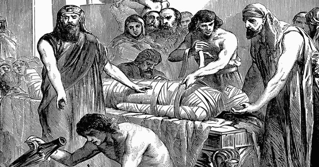 Shivering 'beasts' eating mummies in ancient times